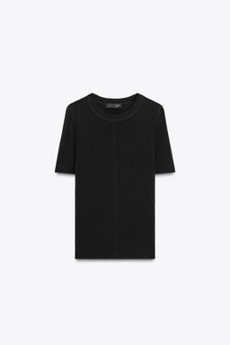SHORT SLEEVE KNIT TOP - Zara фото 3