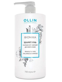 BIONIKA Шампунь баланс от корней до кончиков 750 мл OLLIN - Ollin professional фото 2