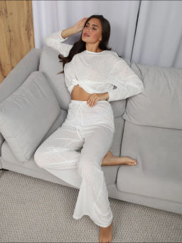 Костюм женский Флам с вискозой-1 Белый - Modamica фото 10