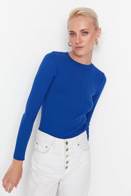 Mavi Basic Bisiklet Yaka Triko Kazak TWOAW23KZ01249