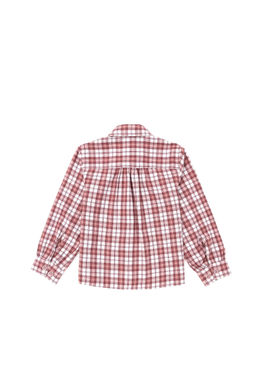 Розовая рубашка с длинным рукавом для девочки - U.s. polo assn фото 2