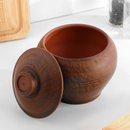 Горшок для жаркого №2 «Гладь», 0.7 л, 14×13×13 см