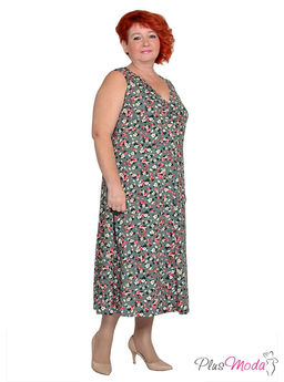 Платье Модель №1737 размеры 44-84 - Plusmoda фото 3