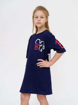 894Д Футболка детская "Темно-синий"