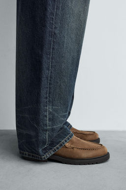 LEATHER BUCKLE SHOES - Zara фото 7