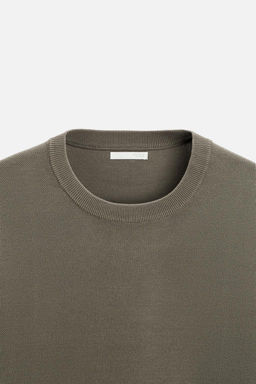 COTTON BLEND TEXTURED SWEATER - Zara фото 16