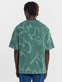 Футболка мужская зеленая с граффити - Mark formelle фото 4