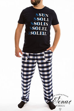 Пижама М12209Пб Синий Пижама М12209Пб Синий