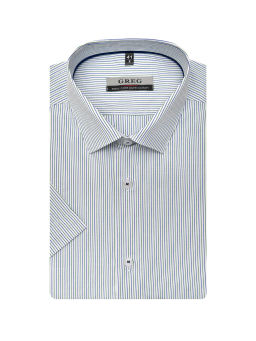 Сорочка мужская короткий рукав GREG 141/201/6154/Z/1p