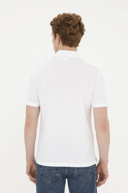 Мужская белая базовая поло яка t -манатья Неожиданная скидка в корзине - U.s. polo assn фото 5