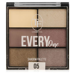 TF Палетка теней для век 6-ти цветная EVERY ONE тон 05 бежево-розовый CTE37