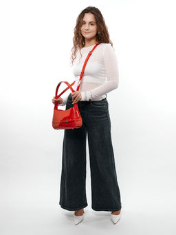 LACCOMA сумка TH1099-2-красный натуральная кожа полиэстер