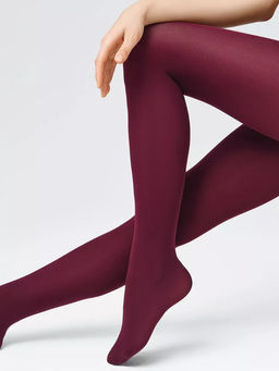 AK6706 Колготки (микрофибра) ВИННЫЙ