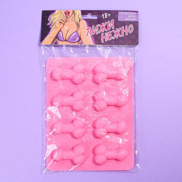 Форма для льда и шоколада «Нежно», 18.5×14.2×1.6 см, 18+