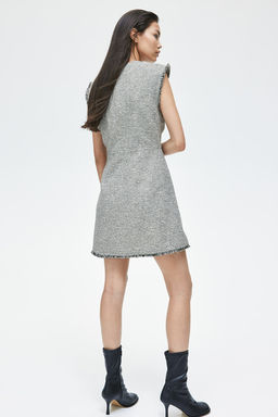 Vestido en tejido texturizado - H&m фото 4