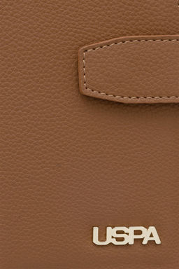 Женский коричневый кошелек - U.s. polo assn фото 6