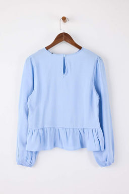 Bebe Mavisi Aksesuar Detayl? Dokuma Bluz TWOAW26BZ00299