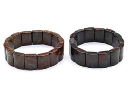 Браслет мужской из яшмы прямоугольник 20*15мм, 18см, 66,4г