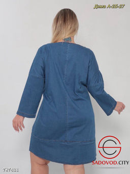 Женское свободное платье