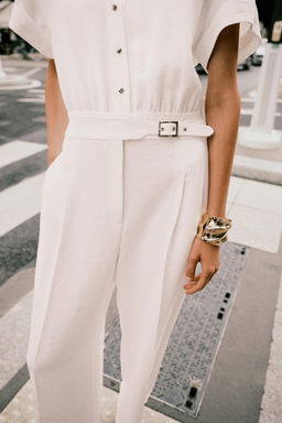 CREPE LONG JUMPSUIT - Zara фото 8