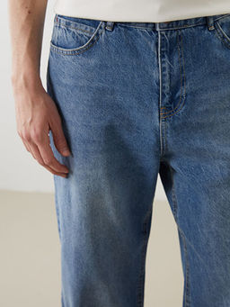 Loose Fit Erkek Jean Pantolon