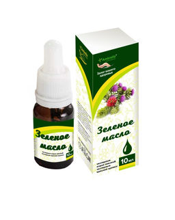 Зелёное масло "Универсальное природное средство для организма",капли-бут.стекло,10 мл.