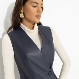 Жилет приталенного силуэта, Откровенно стильная - Charutti фото 3