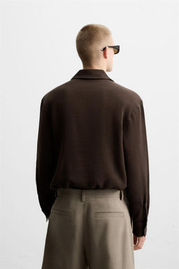 TEXTURED POLO SHIRT - Zara фото 3