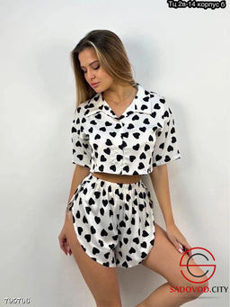 пижама женская с сердцами - Bruno фото 4