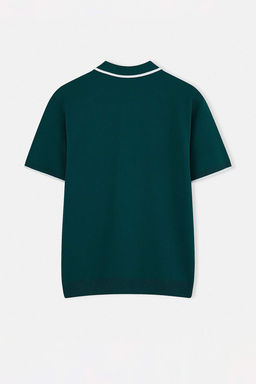 Lacivert Regular Polo Yaka Duz Polo Yaka T-shirt TMNSS26PO00026 - Trendyolmilla фото 7
