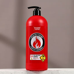 Гель для душа и шампунь для волос 2 в 1 Средство тушения, 1000 мл, HARD LINE