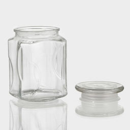 Банка для сыпучих продуктов «Лорд», 750 мл, 9.5×14.5 см, стекло, прозрачная