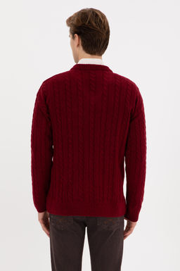 Erkek Bordo Kazak - U.s. polo assn фото 5