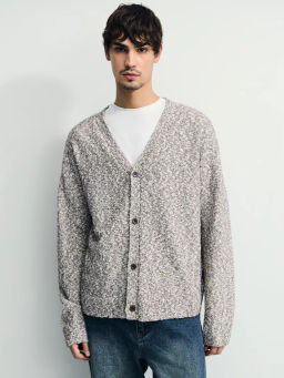 Вязаный кардиган из хлопка / Zarina  фото 4