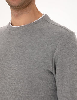 Gri Melanj Regular Fit Sweatshirt - Pierre cardin фото 7