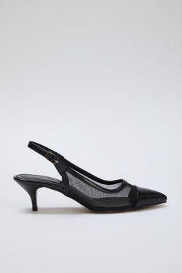 Trendyol Shoes Siyah Transparan Arkas? Ac?k Kad?n Ince Topuklu Ayakkab? TAKSS25TO00030 - Trendyolmilla фото 6