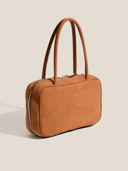 Женская сумка с ручками CALZETTI Артикул 4792814, коричнево-оранжевый - Tendance фото 3