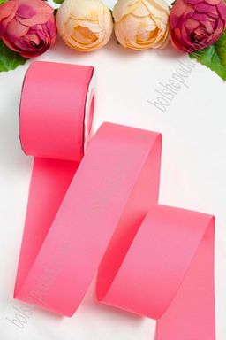 Лента репсовая 5 см*20 ярд "1 сорт" (SF-1350) ярко-розовый №14