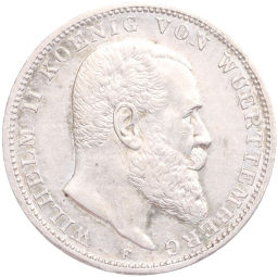 3 марки 1910 года F Германия (Вюртемберг)