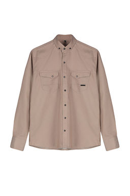 TRENDYOL MAN Koyu Haki Regular Cift Cepli Denim Kot Gomlek TMNSS24GO00081 - Trendyolmilla фото 9