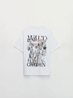 Футболка relax fit с принтом / Zarina