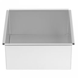 Форма для выпечки алюминиевая "Мастер" 15,2х15,2х7см, s1мм, съемное дно, загнутый край, в коробке (Китай)