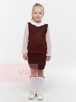 Жилет для девочек 213-7066 - Vay kids школа фото 3