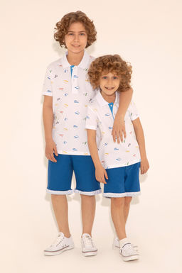 Футболка U.S. Polo Assn для мальчиков из хлопка белая  фото 10