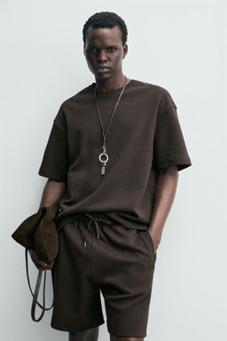 RELAXED FIT INTERLOCK SWEATSHIRT - Zara фото 13
