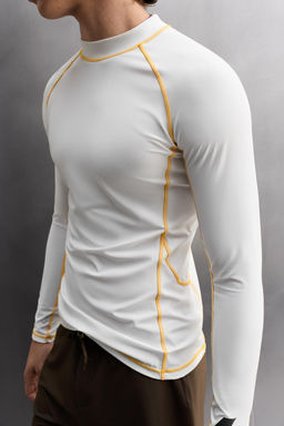 UPF40+ LONG SLEEVE SURF T-SHIRT - Zara фото 11
