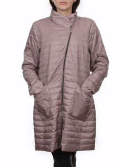 K-532 GRAY PINK Куртка демисезонная стеганая женская (70 гр. холлофайбер) - Fashion фото 3