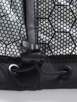 Куртка мужская стёганая с капюшоном с графеновой подкладкой черного цвета 9623_1Ch