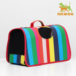 Сумка-переноска каркасная Радуга, размер М, 40 х 21 х 27 см