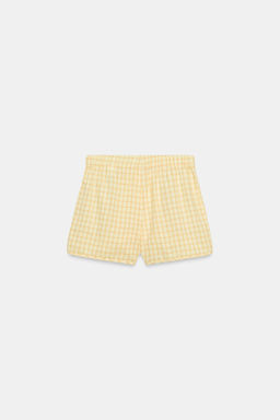 SHORTS CUADROS / Amarillo - Zara фото 9